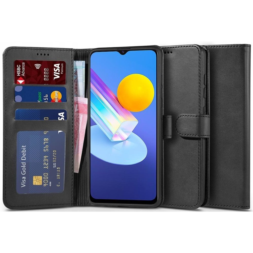 Pokrowiec Tech-protect Wallet czarny Vivo Y72 5G