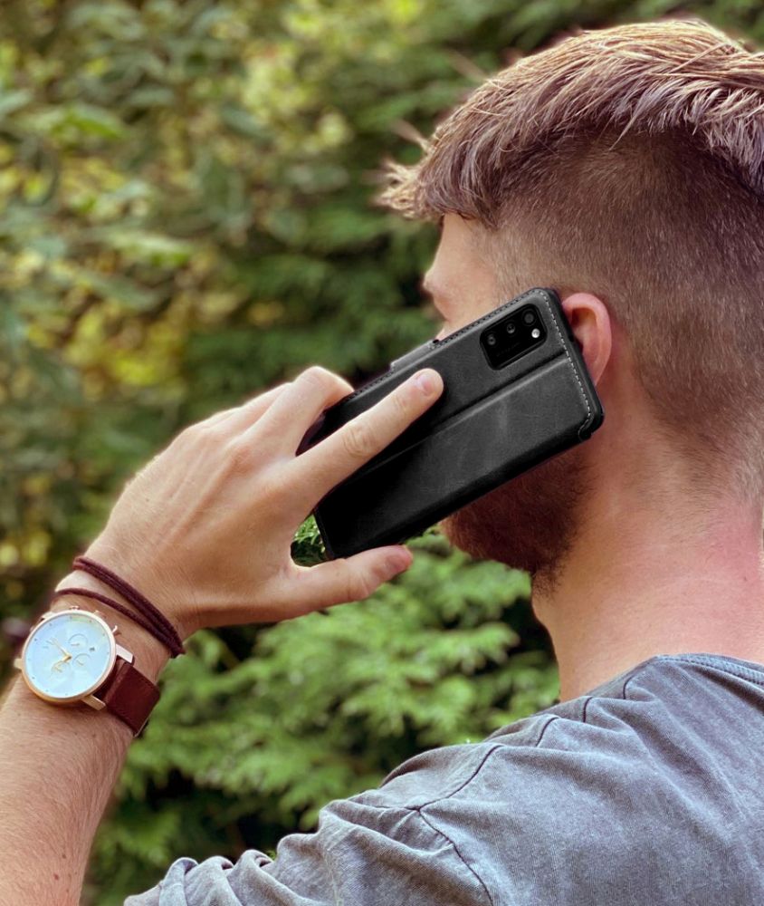 Pokrowiec Tech-protect Wallet czarny Xiaomi Redmi Note 9S / 4