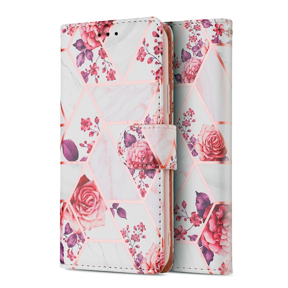 Pokrowiec Tech-protect Wallet floral rose Samsung Galaxy A12 / 8