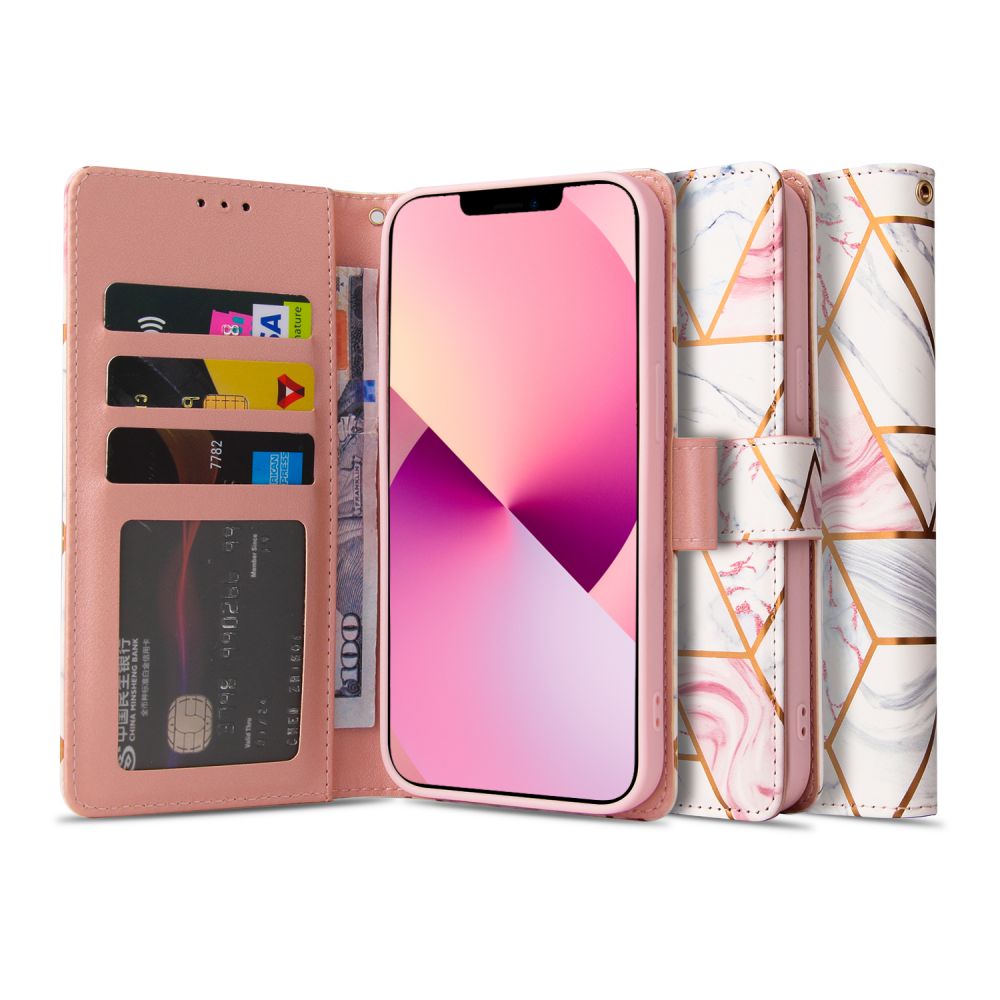 Pokrowiec Tech-protect Wallet marble Apple iPhone 13 Mini Pokrowiec Tech-protect Wallet marble Apple iPhone 13 Mini