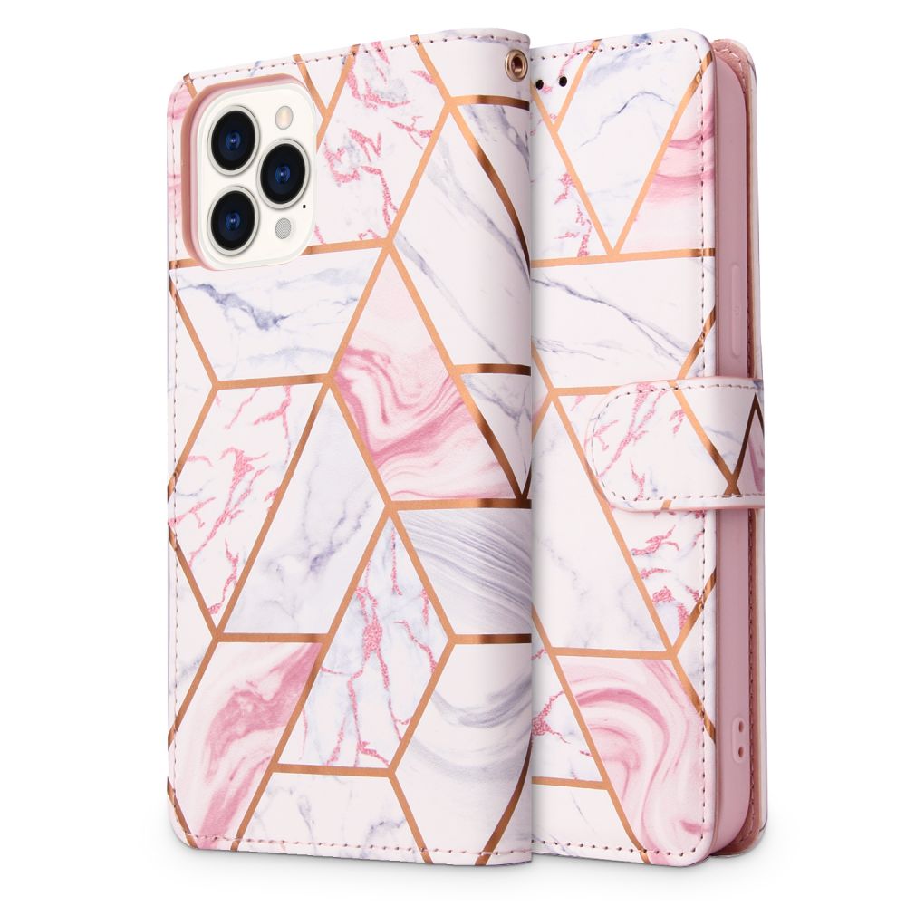 Pokrowiec Tech-protect Wallet marble Apple iPhone 13 Pro Max / 10