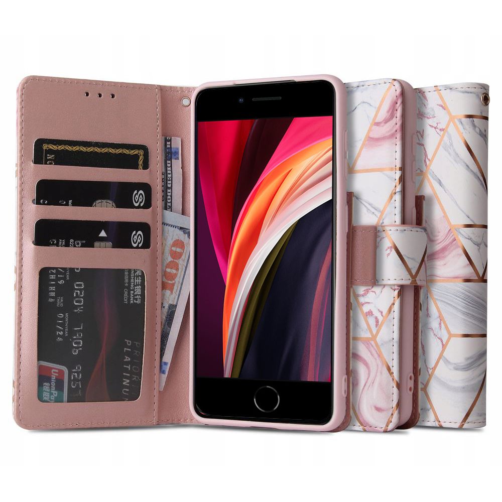 Pokrowiec Tech-protect Wallet marble Apple iPhone 7 Pokrowiec Tech-protect Wallet marble Apple iPhone 7
