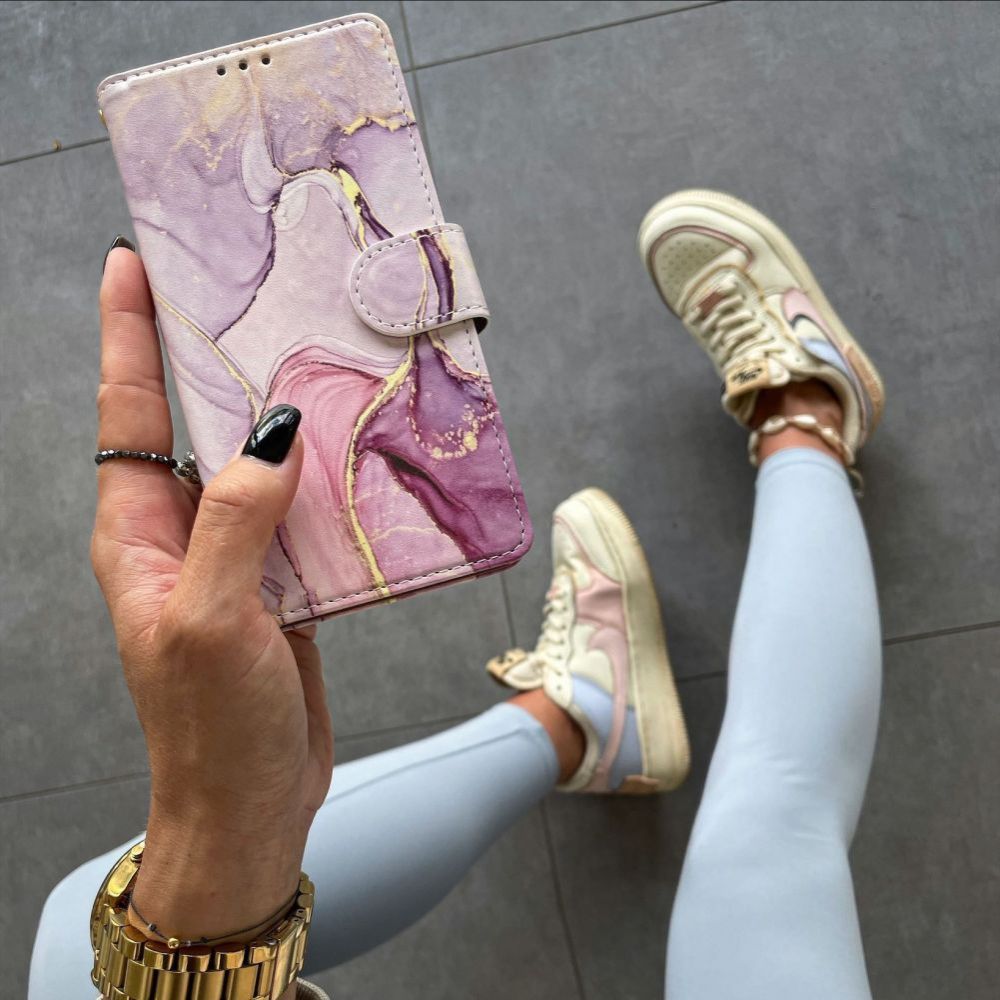 Pokrowiec Tech-protect Wallet marble Samsung Galaxy A04S / 5