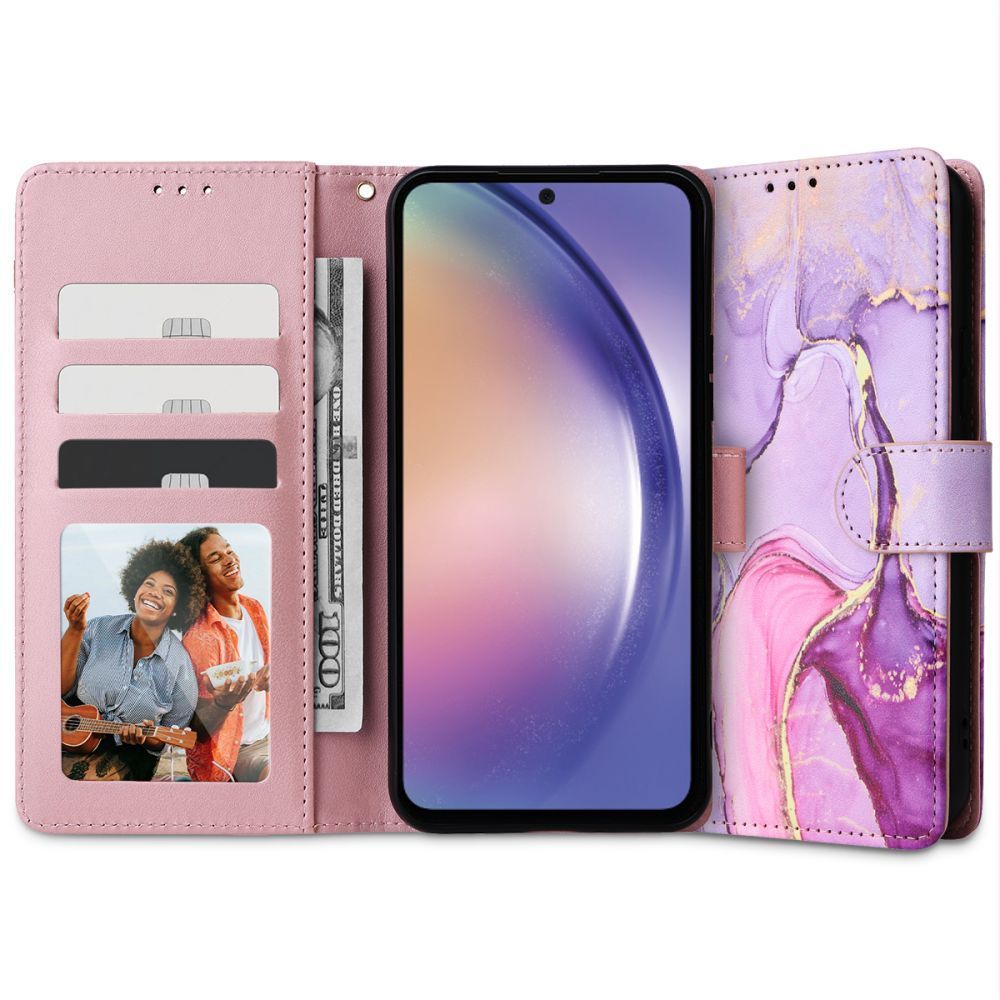 Pokrowiec Tech-protect Wallet marble Samsung Galaxy A25 5G / 5