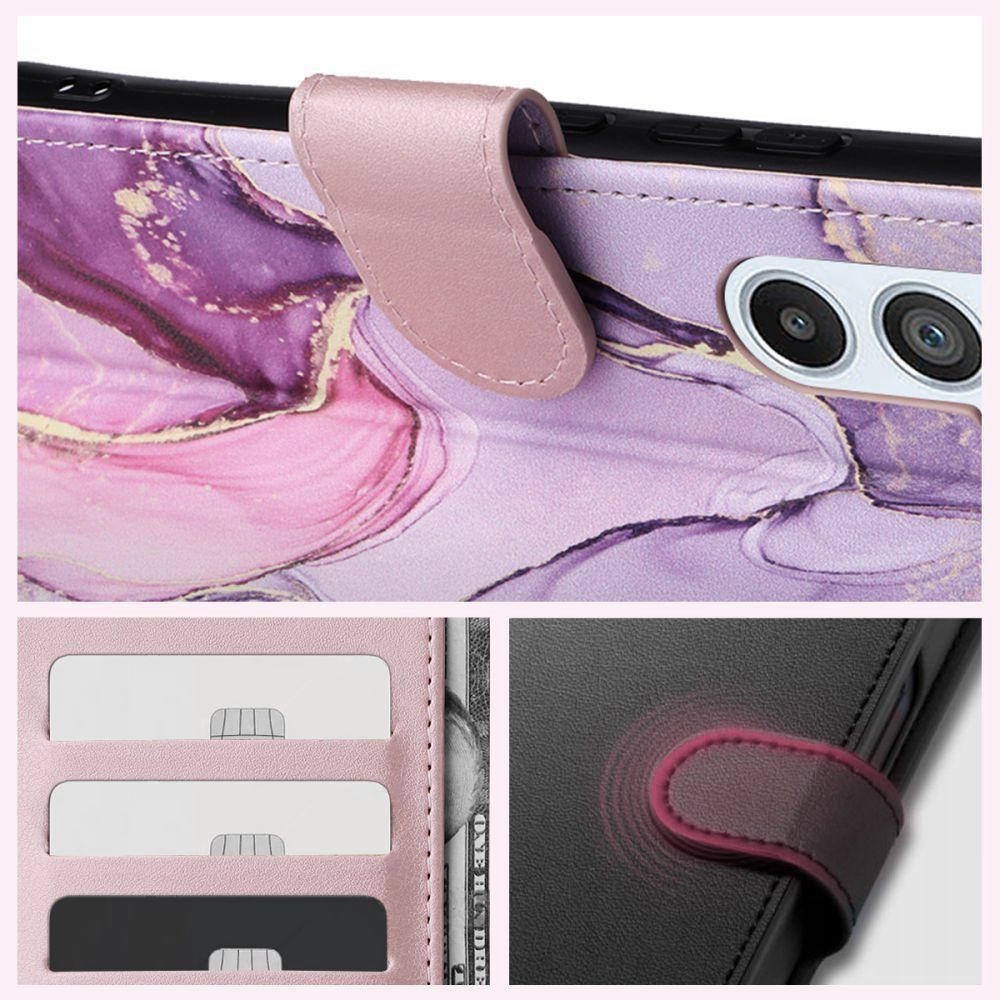 Pokrowiec Tech-protect Wallet marble Samsung Galaxy A35 5G / 3