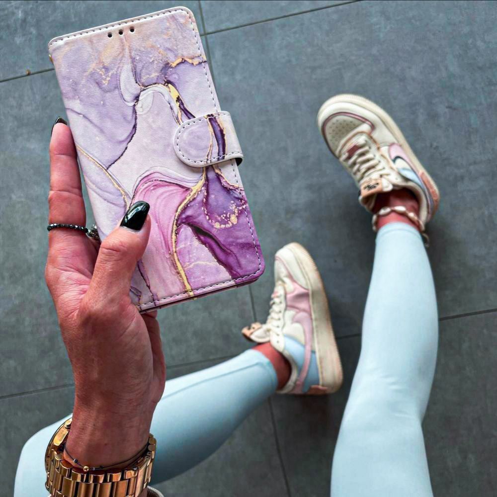 Pokrowiec Tech-protect Wallet marble Samsung Galaxy A55 5G / 5
