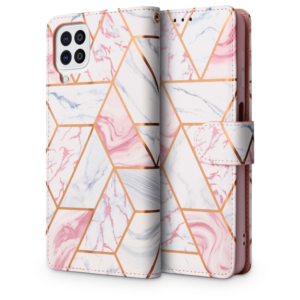 Pokrowiec Tech-protect Wallet marble Samsung Galaxy M22 4G / 2 Pokrowiec Tech-protect Wallet marble Samsung Galaxy M22 4G / 2