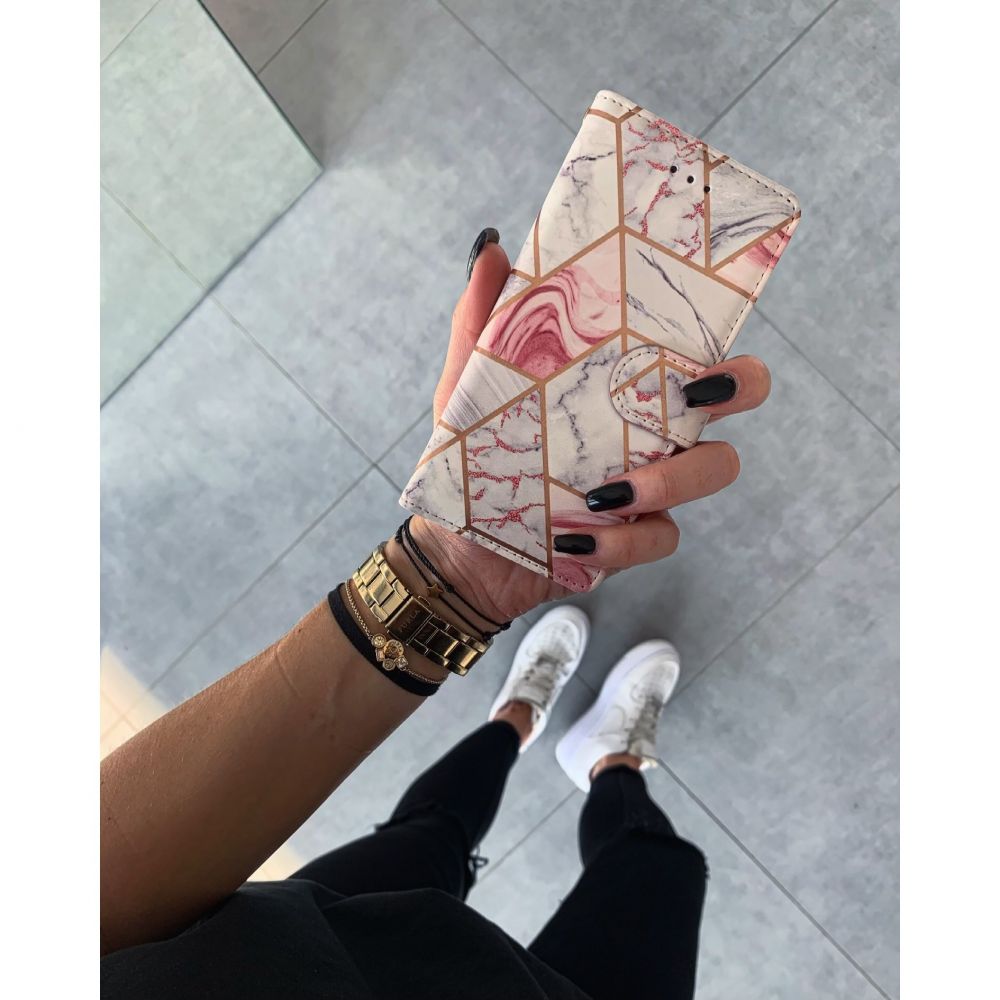 Pokrowiec Tech-protect Wallet marble Samsung Galaxy M22 4G / 8 Pokrowiec Tech-protect Wallet marble Samsung Galaxy M22 4G / 8