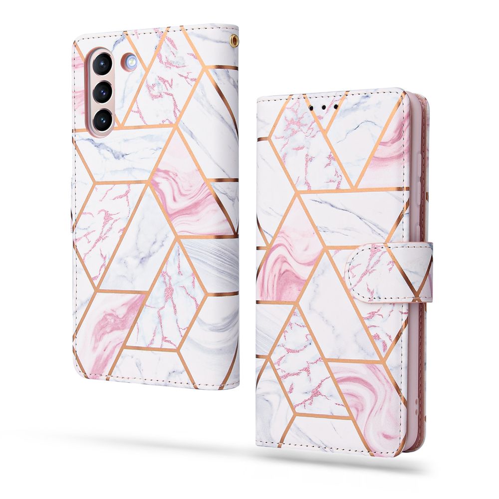 Pokrowiec Tech-protect Wallet marble Samsung Galaxy S21 FE 5G / 2