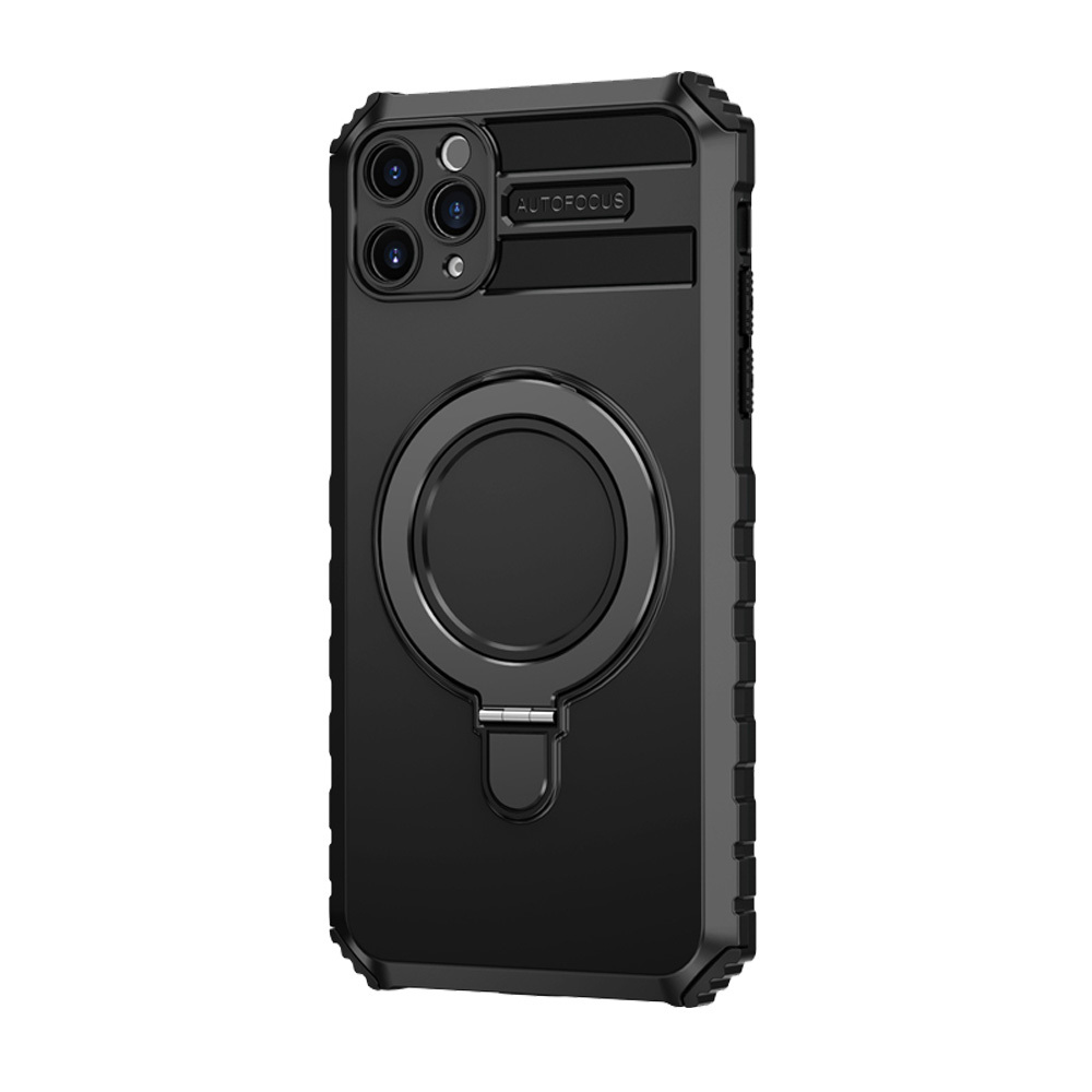 Pokrowiec Tel Protect Armor Magsafe Metal Ring Case czarny Apple iPhone 11 Pro