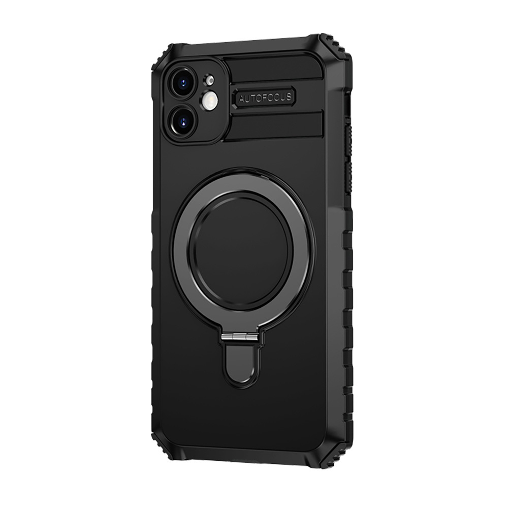 Pokrowiec Tel Protect Armor Magsafe Metal Ring Case czarny Apple iPhone 11