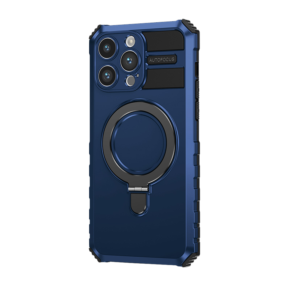 Pokrowiec Tel Protect Armor Magsafe Metal Ring Case niebieski Apple iPhone 12 Pro