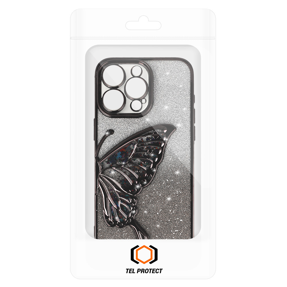 Pokrowiec Tel Protect Butterfly Water Case czarny Apple iPhone 17 Pro Max / 6