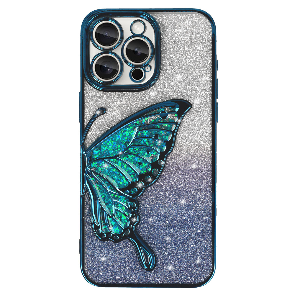 Pokrowiec Tel Protect Butterfly Water Case niebieski Apple iPhone 17 Pro Max / 2