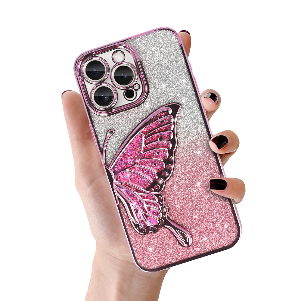 Pokrowiec Tel Protect Butterfly Water Case r�owy Apple iPhone 14 Pro