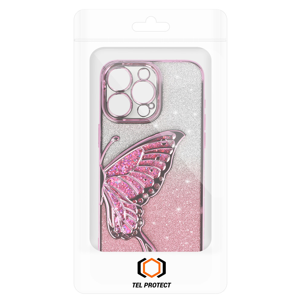 Pokrowiec Tel Protect Butterfly Water Case r�owy Apple iPhone 15 / 6
