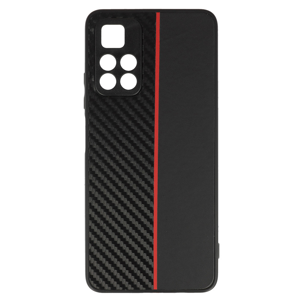 Pokrowiec Tel Protect Carbon Case pasek czerwony Xiaomi Redmi Note 11S 5G / 2