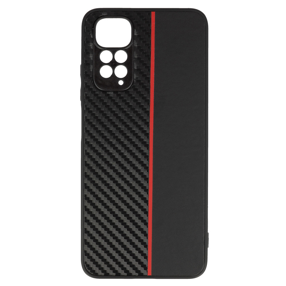 Pokrowiec Tel Protect Carbon Case pasek czerwony Xiaomi Redmi Note 11S / 2 Pokrowiec Tel Protect Carbon Case pasek czerwony Xiaomi Redmi Note 11S / 2