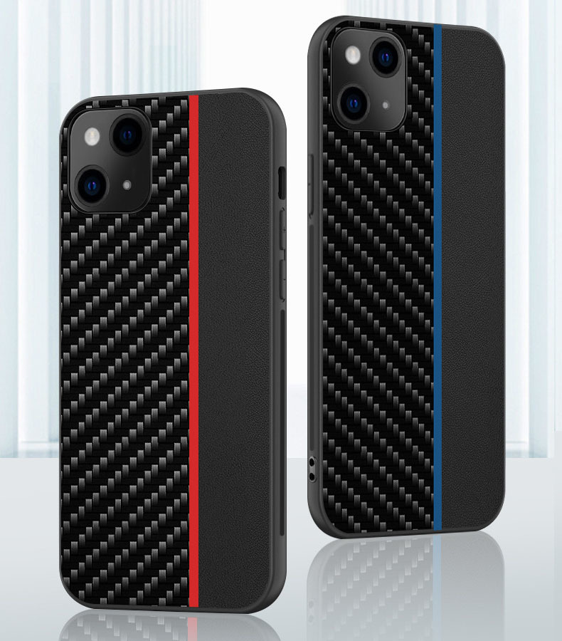 Pokrowiec Tel Protect Carbon Case pasek niebieski Samsung Galaxy A12 / 4 Pokrowiec Tel Protect Carbon Case pasek niebieski Samsung Galaxy A12 / 4