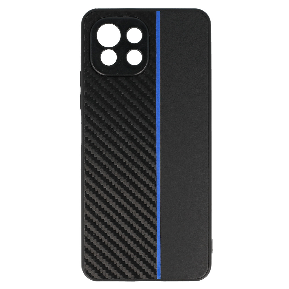 Pokrowiec Tel Protect Carbon Case pasek niebieski Xiaomi Redmi 5G / 2