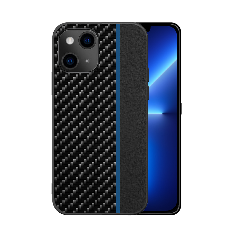 Pokrowiec Tel Protect Carbon Case pasek niebieski Xiaomi Redmi Note 10