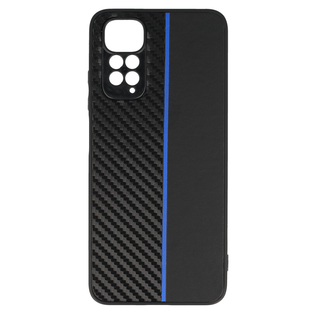 Pokrowiec Tel Protect Carbon Case pasek niebieski Xiaomi Redmi Note 11 / 2