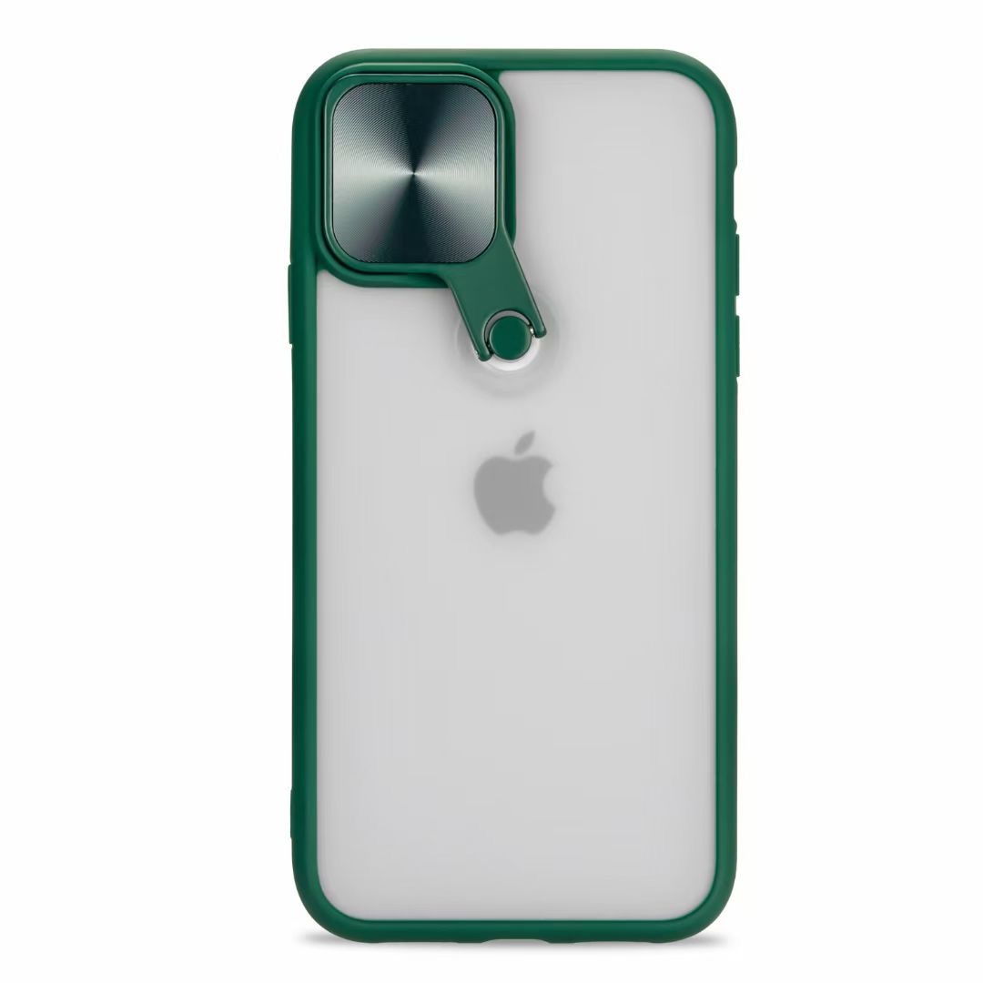 Pokrowiec z ochron obiektywu Cyclops Case zielony Apple iPhone X / 2