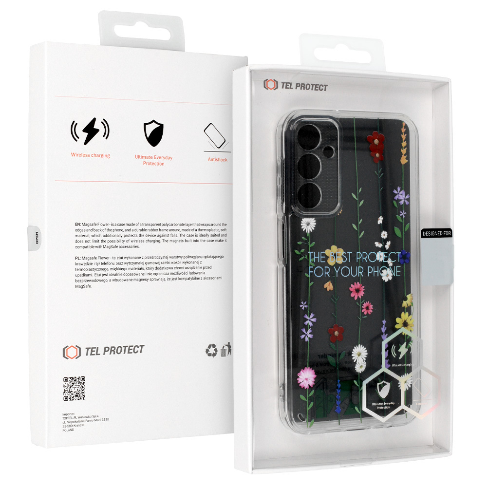 Pokrowiec Tel Protect Flower wz�r 4 Samsung Galaxy S24 Plus / 7