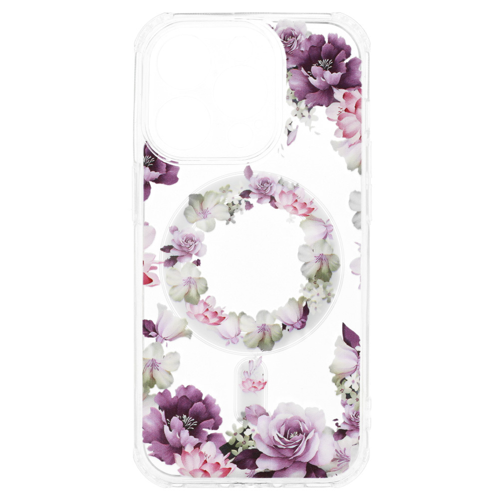 Pokrowiec Tel Protect Flower Magsafe wz�r 6 Apple iPhone 14 / 4