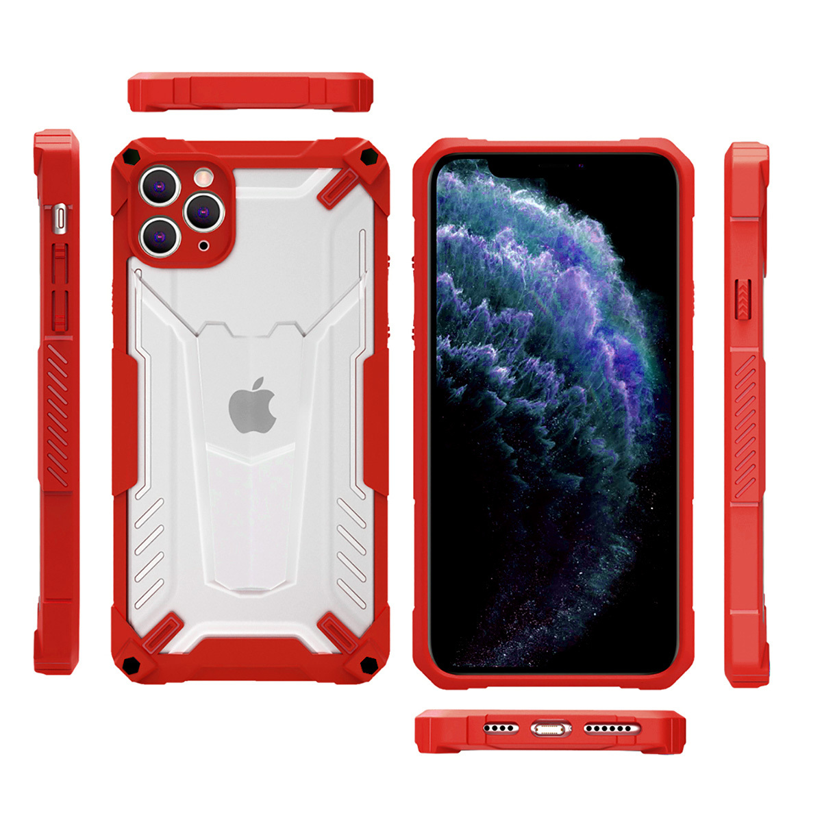 Pokrowiec Tel Protect Hybrid Case czerwony Apple iPhone 11 Pro / 9