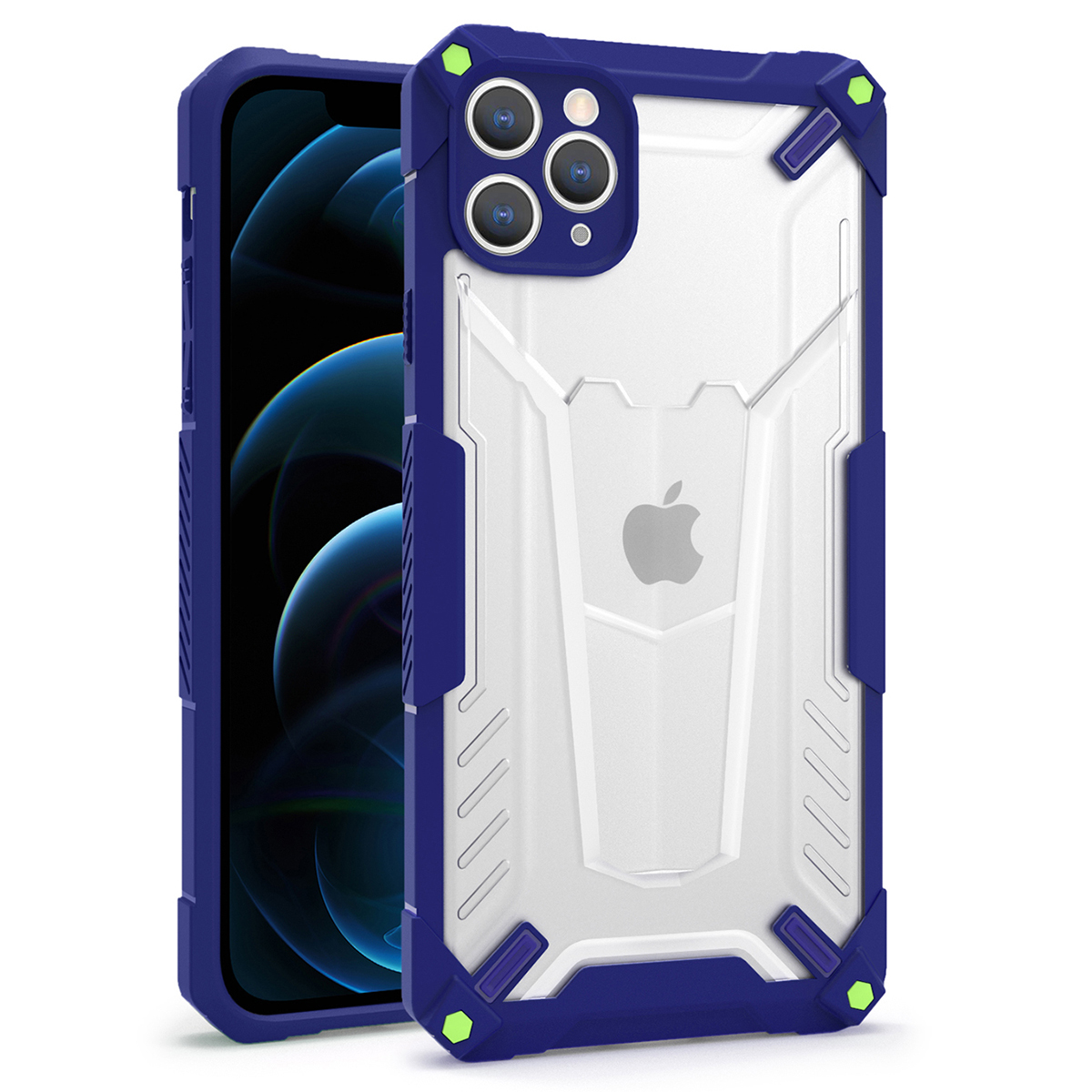 Pokrowiec Tel Protect Hybrid Case granatowy Apple iPhone 12 Pro