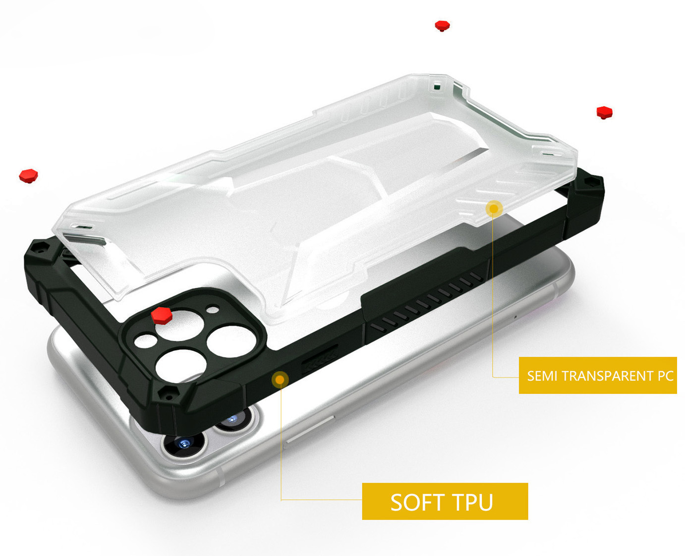 Pokrowiec Tel Protect Hybrid Case granatowy Samsung A32 5G / 3