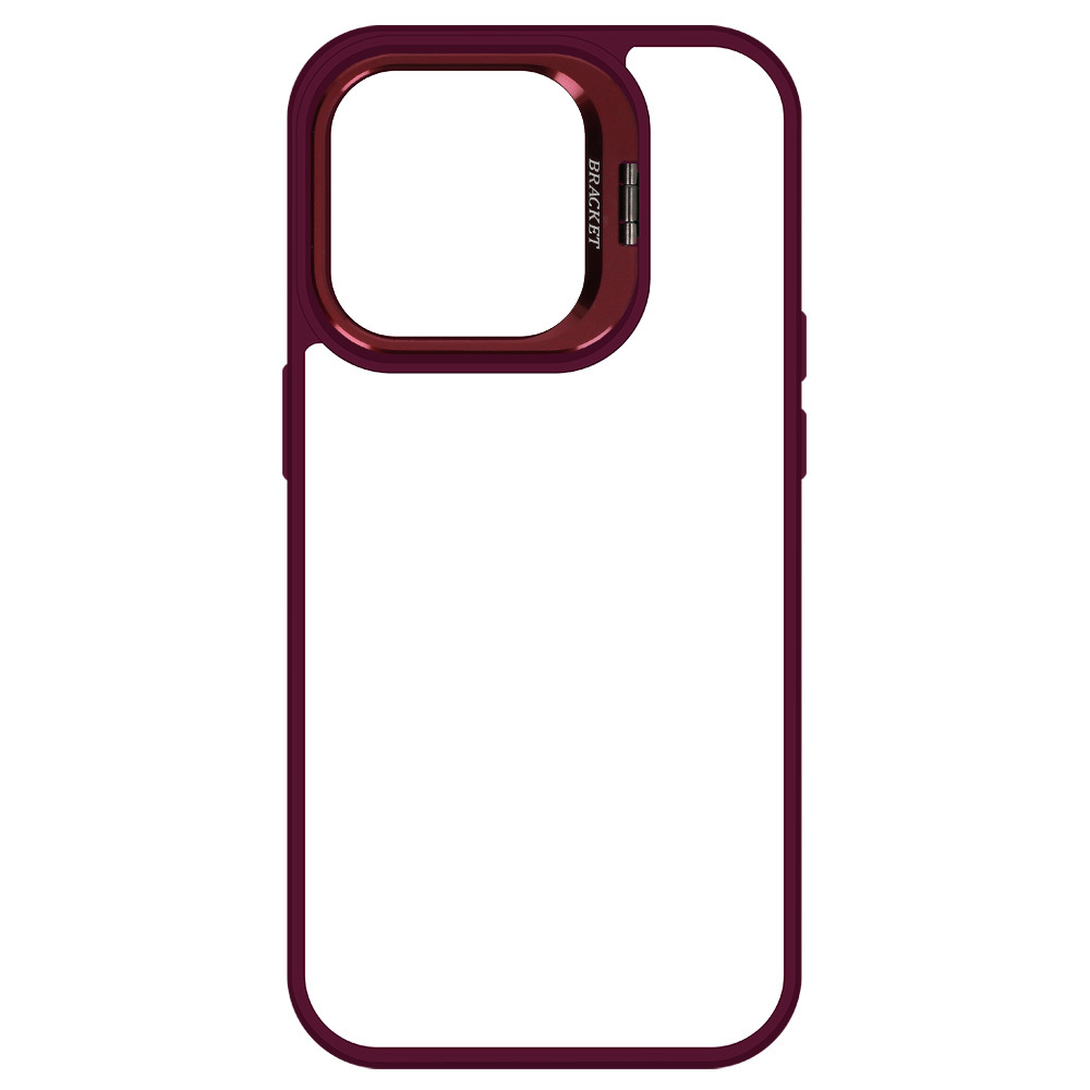 Pokrowiec Tel Protect Kickstand Case burgundowy Apple iPhone 15 Pro Max / 5