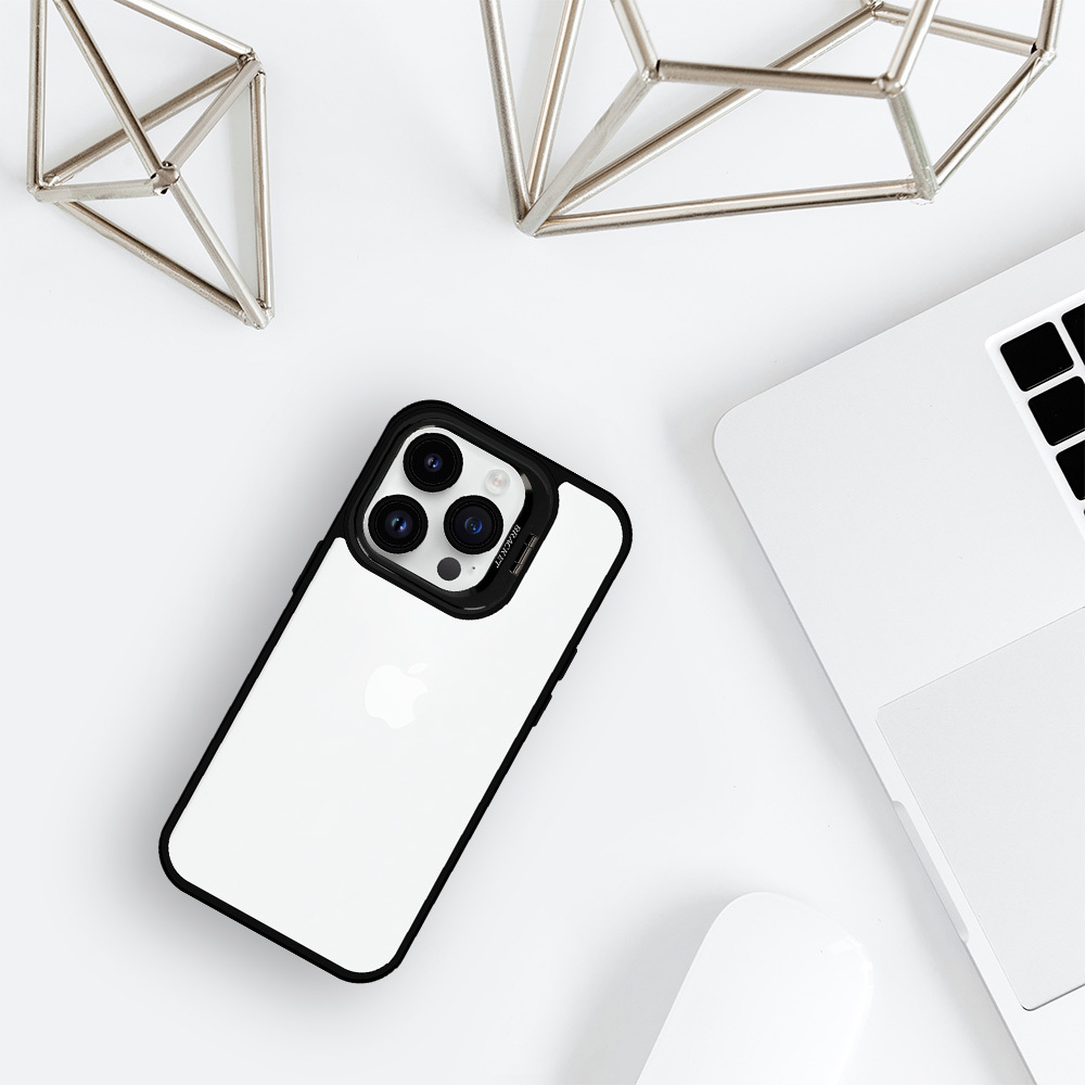 Pokrowiec Tel Protect Kickstand Case czarny Apple iPhone 11 / 7