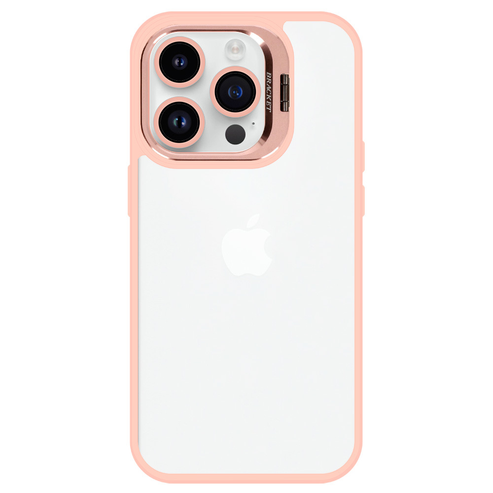Pokrowiec Tel Protect Kickstand Case jasnorowy Apple iPhone 15 Pro Max / 2