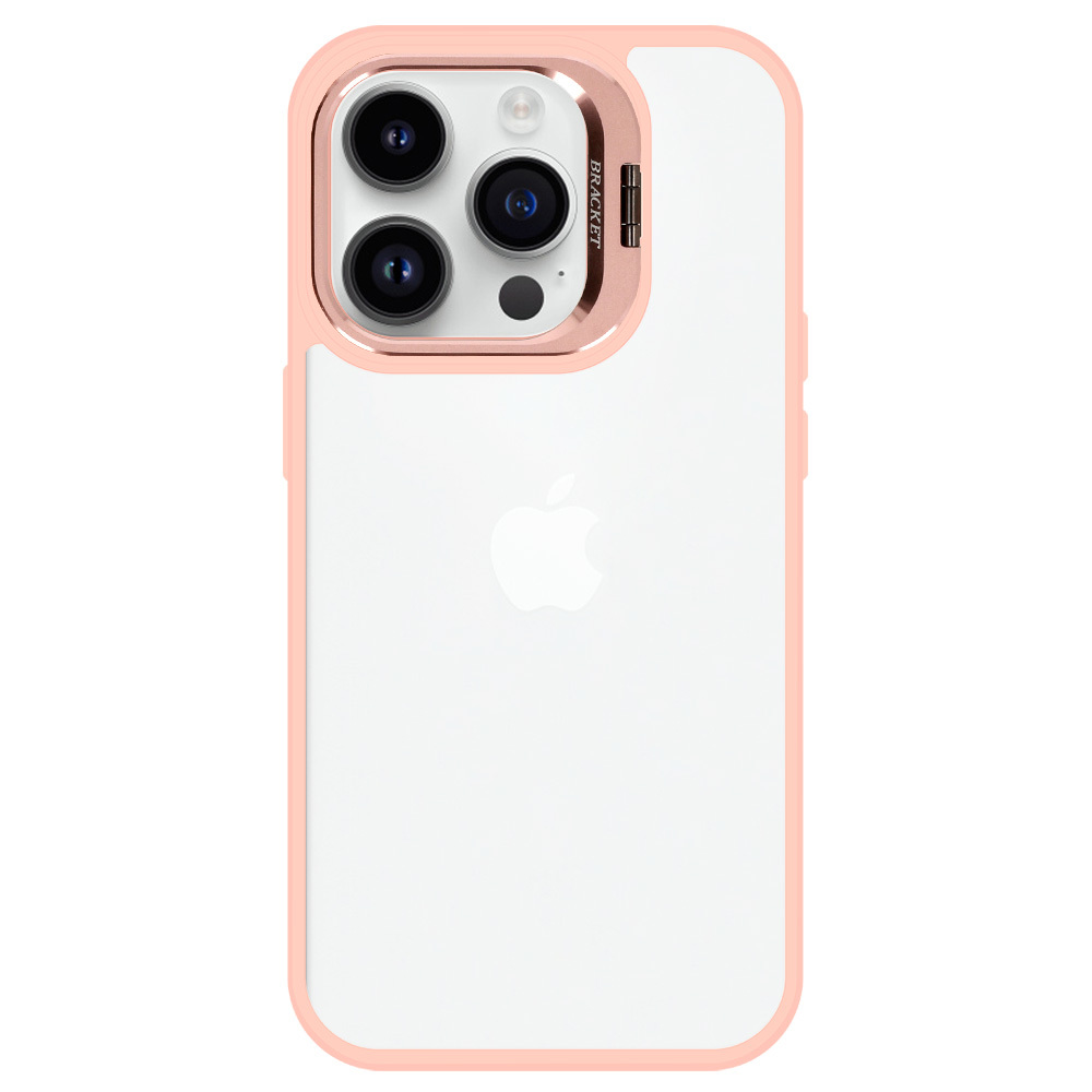 Pokrowiec Tel Protect Kickstand Case jasnorowy Apple iPhone 15 Pro Max / 3