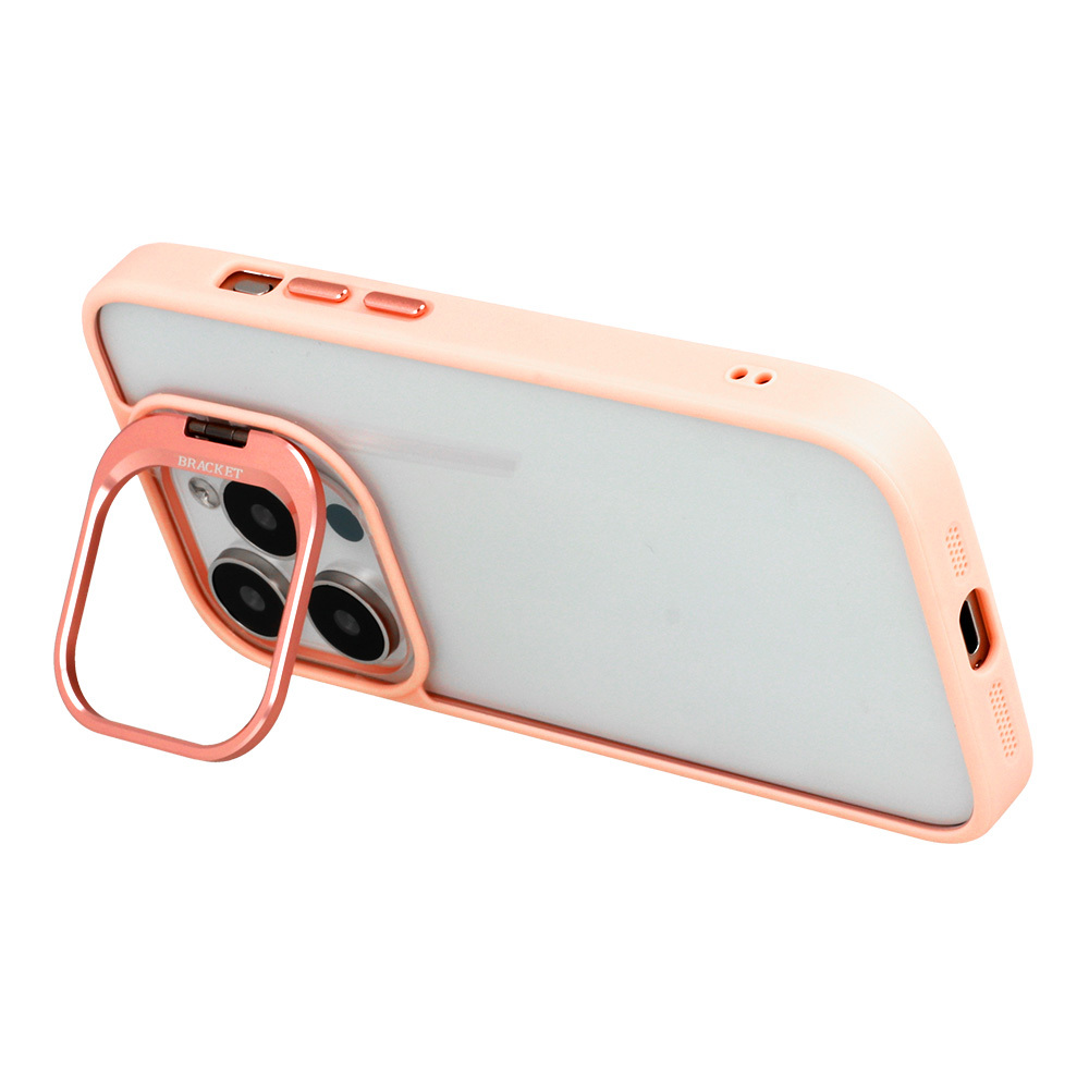 Pokrowiec Tel Protect Kickstand Case jasnorowy Apple iPhone 15 Pro Max / 6
