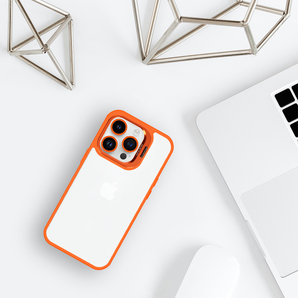 Pokrowiec Tel Protect Kickstand Case pomara�czowy Apple iPhone 12 / 7