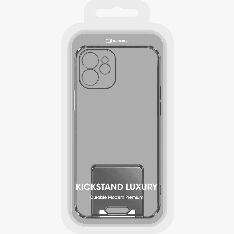 Pokrowiec Tel Protect Kickstand Luxury Case czarny Apple iPhone 11 Pro Max / 10