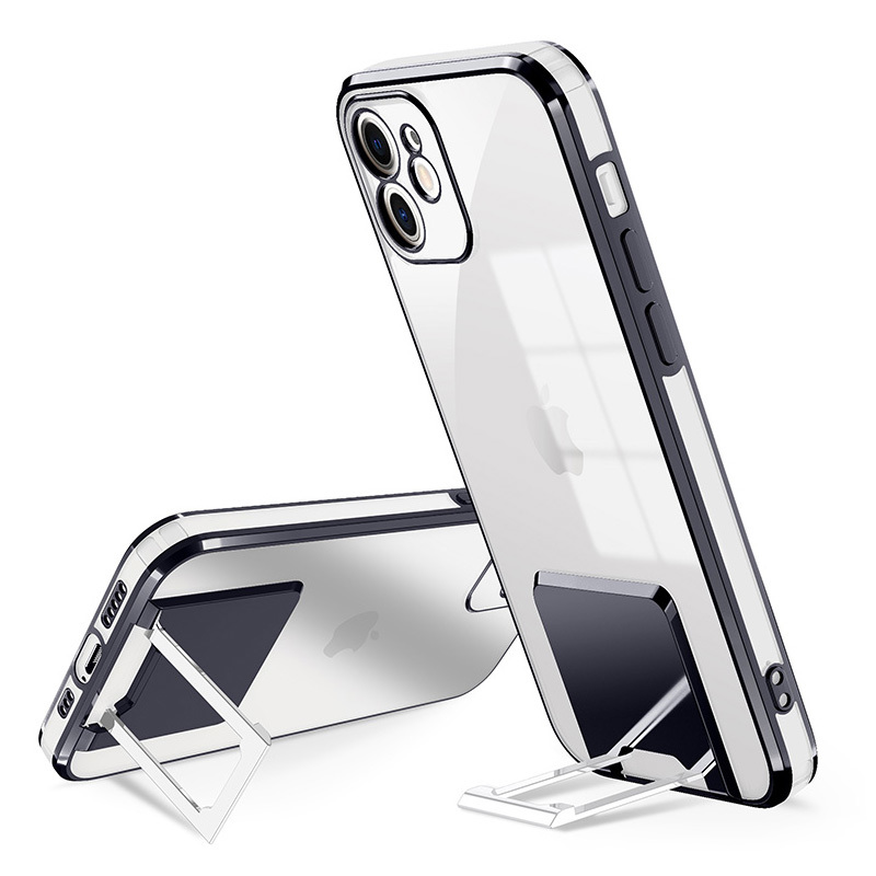 Pokrowiec Tel Protect Kickstand Luxury Case czarny Apple iPhone 13 Pro