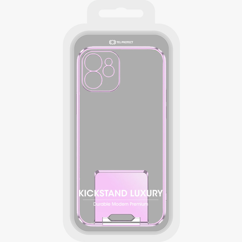 Pokrowiec Tel Protect Kickstand Luxury Case fioletowy Apple iPhone X / 10
