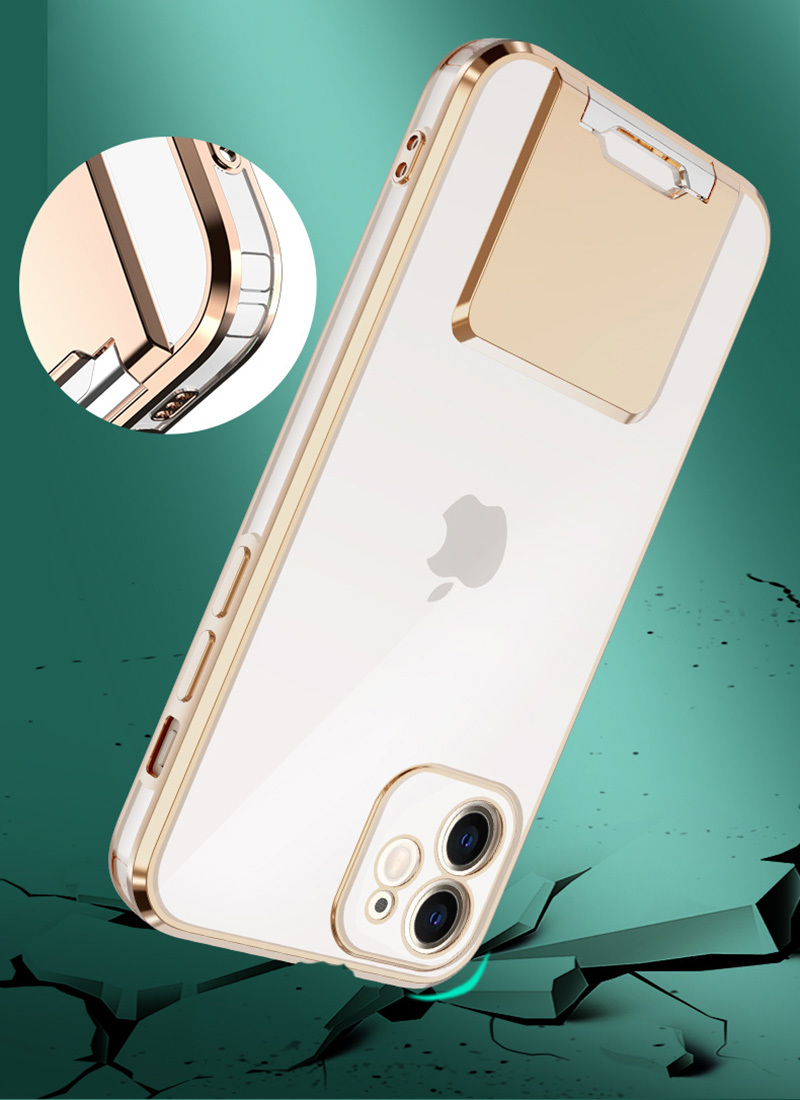 Pokrowiec Tel Protect Kickstand Luxury Case z�oty Apple iPhone 13 / 4