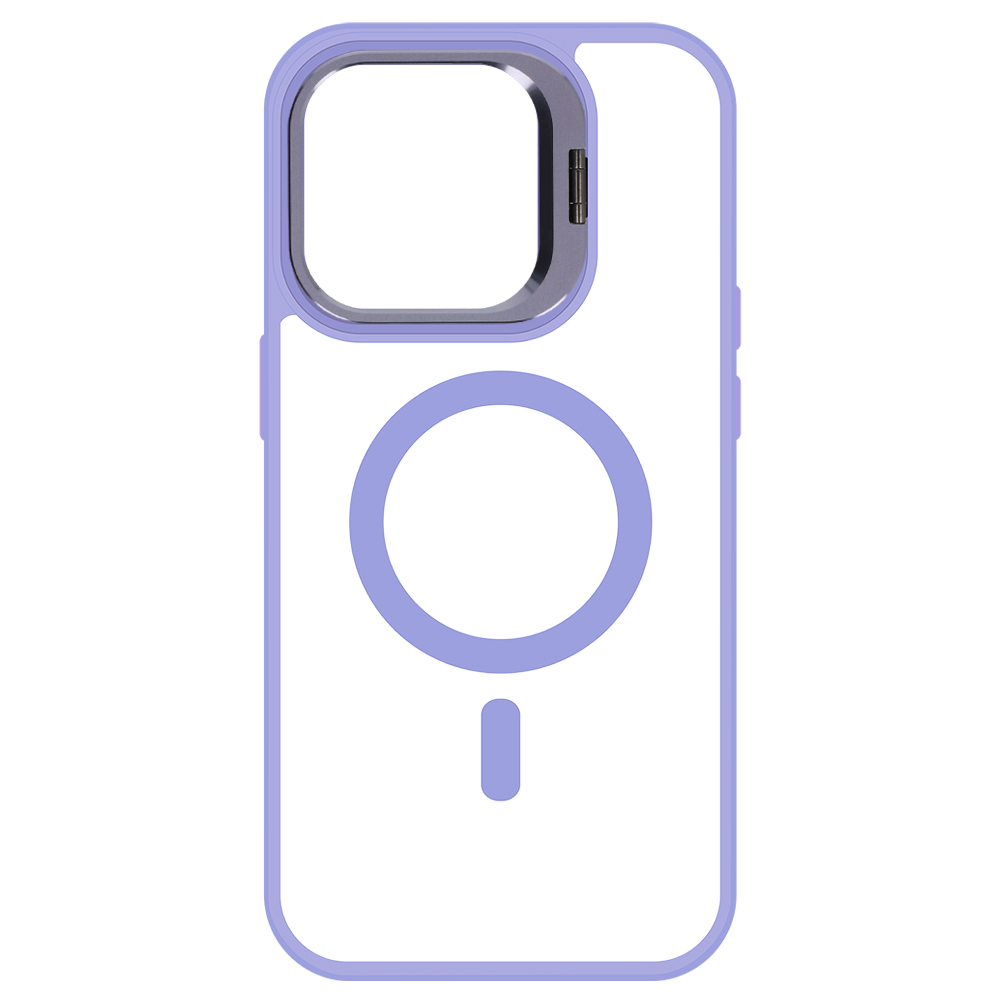 Pokrowiec Tel Protect Kickstand Magsafe Case jasnofioletowy Apple iPhone 14 / 5