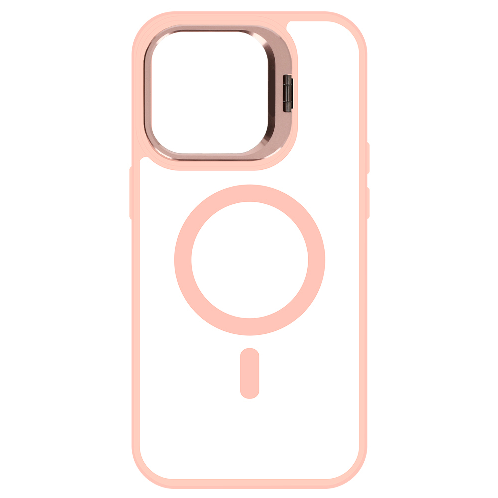 Pokrowiec Tel Protect Kickstand Magsafe Case jasnorowy Apple iPhone 15 Pro Max / 5