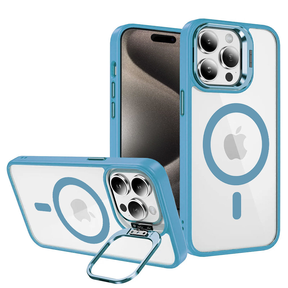 Pokrowiec Tel Protect Kickstand Magsafe Case niebieski Apple iPhone 11