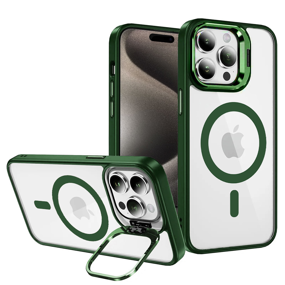 Pokrowiec Tel Protect Kickstand Magsafe Case zielony Apple iPhone 11