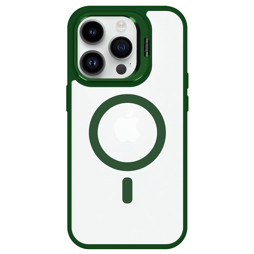 Pokrowiec Tel Protect Kickstand Magsafe Case zielony Apple iPhone 12 / 3
