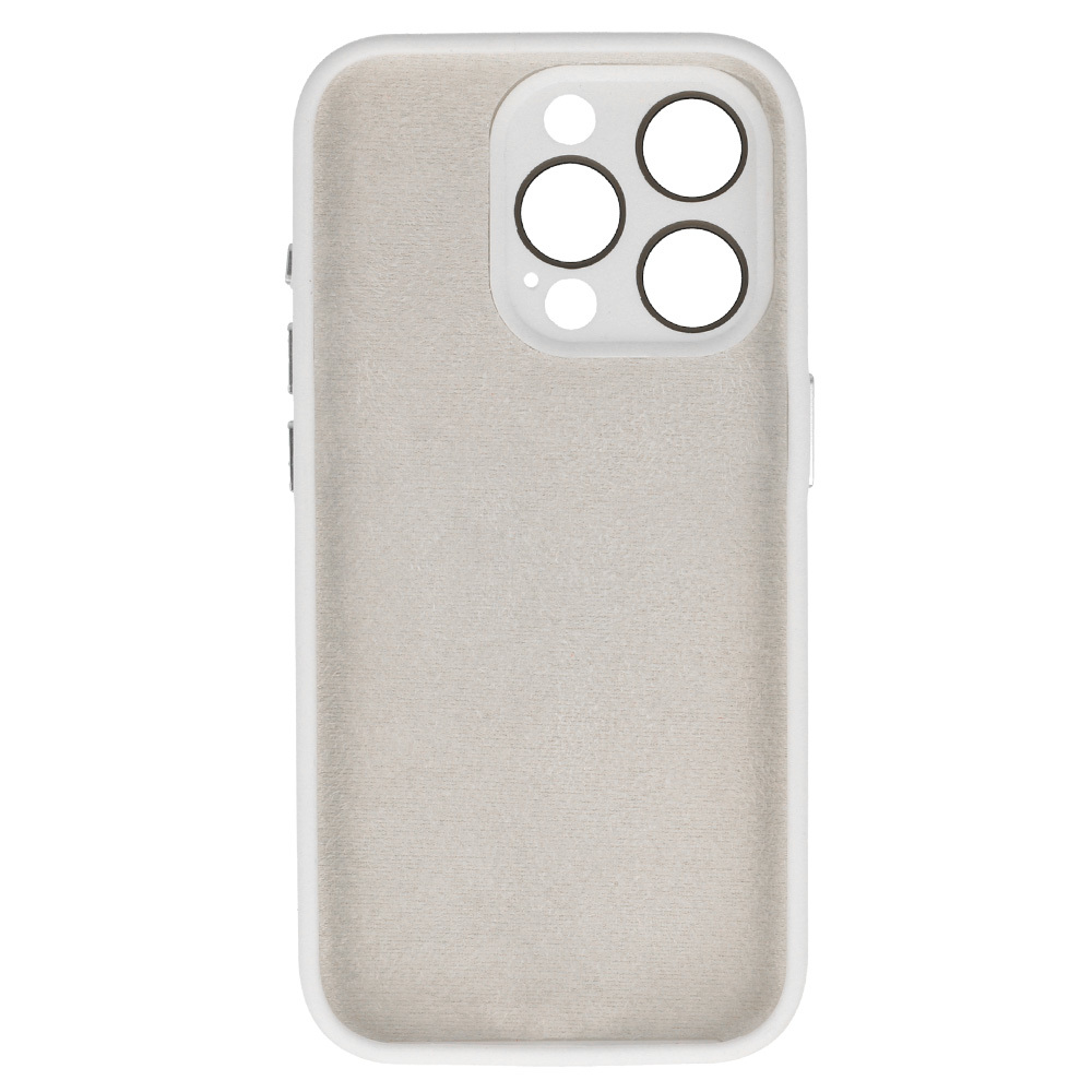 Pokrowiec Tel Protect Lichi Soft Case bia�y Apple iPhone 15 Pro / 3