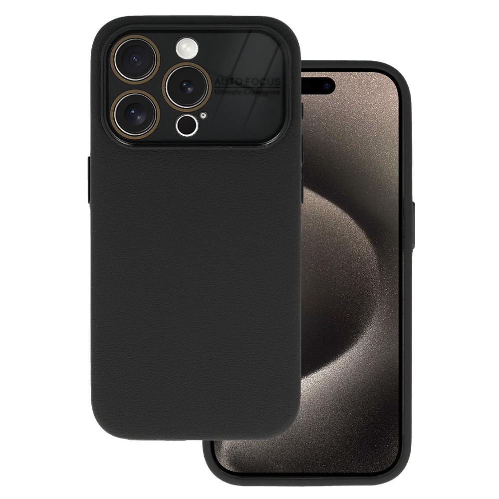 Pokrowiec Tel Protect Lichi Soft Case czarny Apple iPhone 14 Pro Max