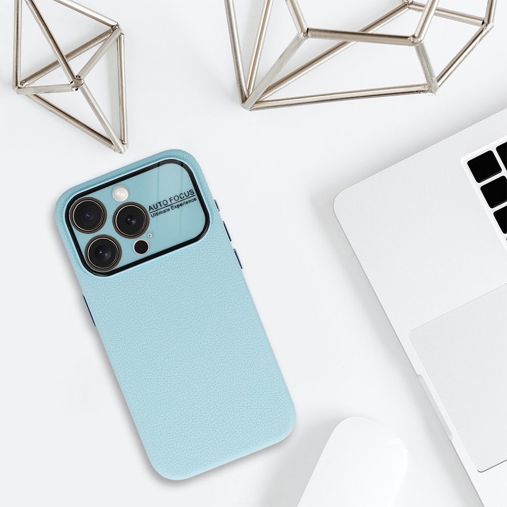 Pokrowiec Tel Protect Lichi Soft Case jasnoniebieski Apple iPhone 15 Plus / 5